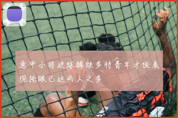 意甲小将进球稀缺多特青年才俊表现抢眼已达两人之多